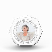 Voor altijd in ons hart Memorial Elegant Foto (Voorkant)