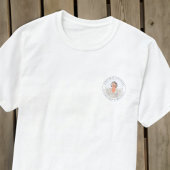 Voor altijd in ons hart Memorial Elegant Foto T-shirt