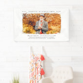 Voor altijd in ons hart Memorial Modern Simple Pho Spandoek (Insitu)