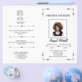 Voor altijd in ons hart Memorial Programme | FP001 Flyer (Enkel)