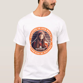 Voor altijd in ons hart Moderne Eenvoudige Aangepa T-shirt