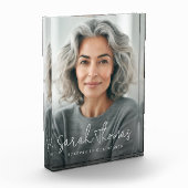 Voor altijd in ons hart naam gedenkteken fotoblokken (Links)