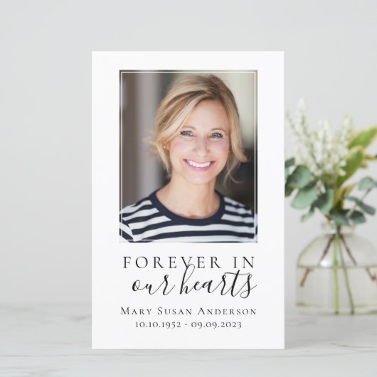 Voor altijd in ons hart | Schademigheid van de die (Staand voorkant)