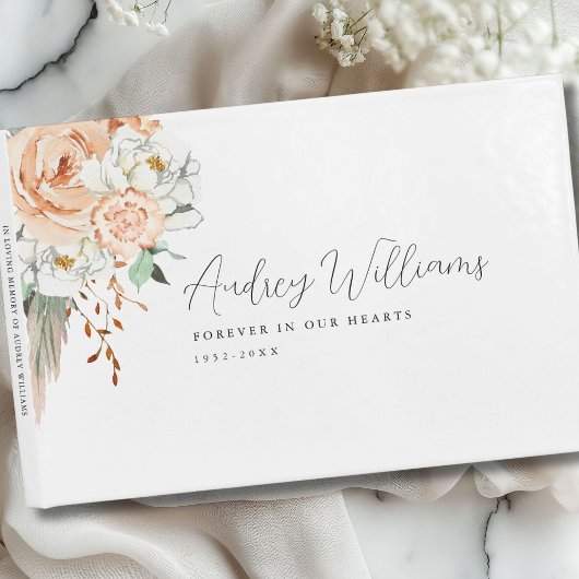 "Voor altijd in ons hart" Simpel, bohemien, Gastenboek