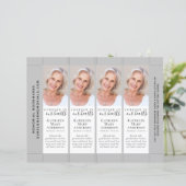 Voor altijd in ons hart Sjabloon van het Bladwijze (Staand voorkant)