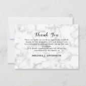 Voor altijd in ons hart Sympathie Memorial Funeral Bedankkaart (Achterkant)