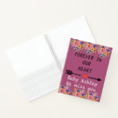 Voor altijd in ons hart verdriet miskraam dagboek notitieboek (Binnen)