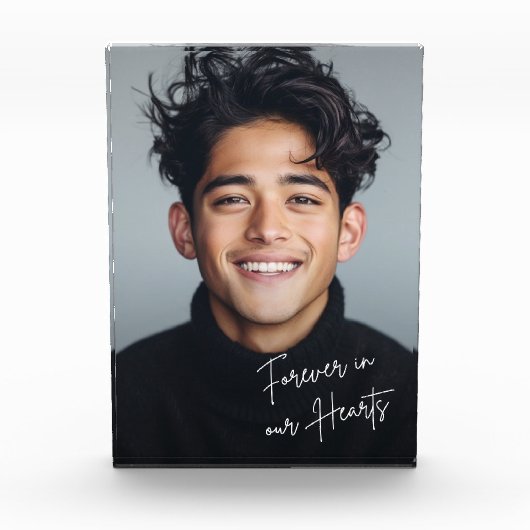 Voor altijd in ons hartenmonument fotoblokken (Voorkant)