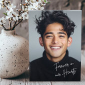 Voor altijd in ons hartenmonument fotoblokken