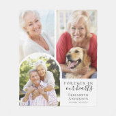 Voor altijd in onze harten Arch Sympathie Fleece Deken (Voorkant)