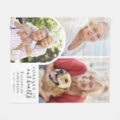 Voor altijd in onze harten Arch Sympathie Fleece Deken (Voorkant (Horizontaal))