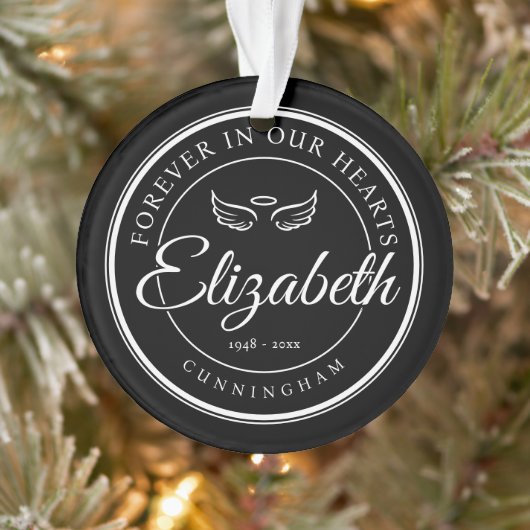 Voor altijd in onze harten Begrafenis Gedenkteken  Ornament (Boom)