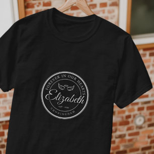 Voor altijd in onze harten Begrafenis Gedenkteken  T-shirt