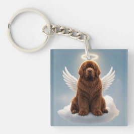 Voor altijd in onze harten (bruin) sleutelhanger