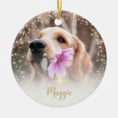 Voor altijd in onze harten foto keramisch ornament (Voorkant)