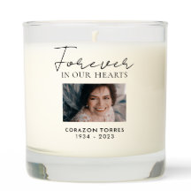 Voor altijd in onze harten Foto Memorial Keepsake