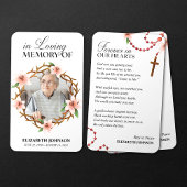 Voor altijd in onze harten gedenkteken begrafenis  visitekaartje