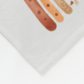 Voor altijd in onze harten Gepersonaliseerde hond  Fleece Deken (Hoek)