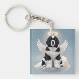 Voor altijd in onze harten (Landseer) Sleutelhanger