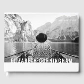 Voor altijd in onze harten Modern Custom Photo Mem Gastenboek (Voorkant)