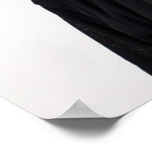 Voor altijd in onze harten Modern monument maatwer Poster (Hoek)