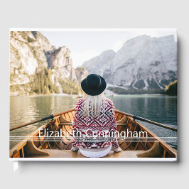 Voor altijd in onze harten Moderne Lijnen Foto Mem Gastenboek