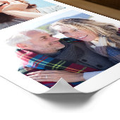 Voor altijd in onze harten multi-foto collage-herd poster (Hoek)