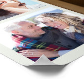 Voor altijd in onze harten Multi Photo Collage Mem Poster (Hoek)