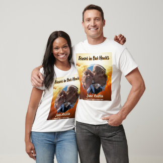 Voor altijd in onze harten | Persoonlijk herdenkin T-shirt