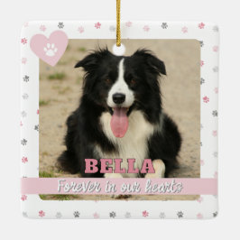 Voor altijd in onze harten Regenboogbrug Huisdierv Keramisch Ornament