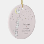 Voor altijd in onze harten Schattige Verlies van K Keramisch Ornament (Rechts)