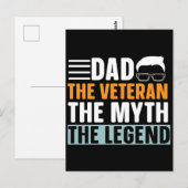 Voor altijd in onze schuld - Happy Veterans Day Briefkaart (Voorkant / Achterkant)