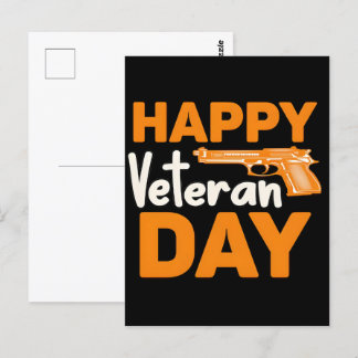 Voor altijd in onze schuld - Happy Veterans Day Briefkaart