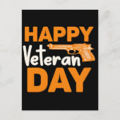 Voor altijd in onze schuld - Happy Veterans Day Briefkaart (Voorkant)