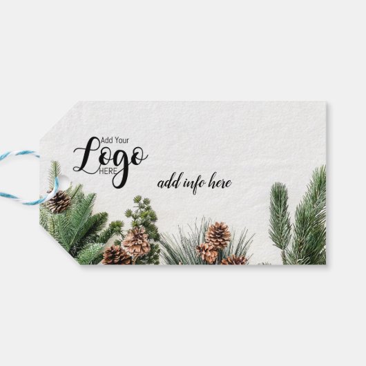 Voor altijd in onze 'Thours florist card' Cadeaulabel (Achterkant Horizontaal)