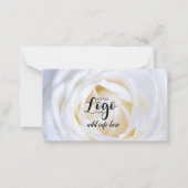 Voor altijd in onze 'Thours florist card' Notitiekaartje (Achterkant)