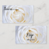 Voor altijd in onze 'Thours florist card' Notitiekaartje (Voorkant / Achterkant)