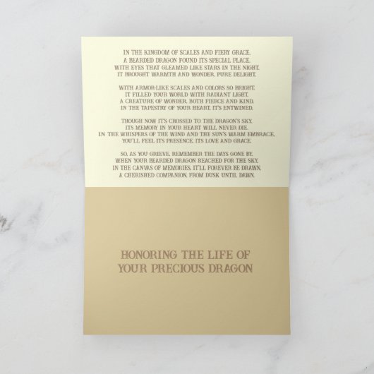 Voor altijd in schubben: een sympathiebetuiging vo kaart (Binnen)