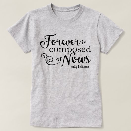 Voor altijd is het samengesteld uit knopen t-shirt (Design voorkant)