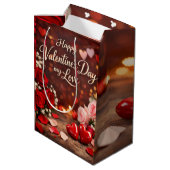 'Voor altijd je Valentijn' cadeautas (Achterkant Gekanteld)