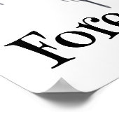 voor altijd je zombie paar liefde poster (Hoek)