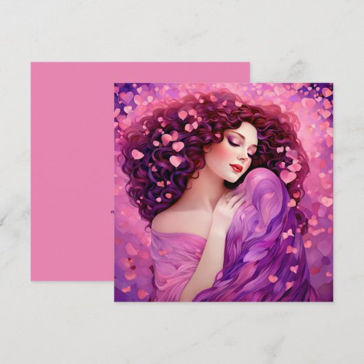 "Voor altijd jij" Galentine's kaart (Voorkant / Achterkant)