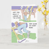 Voor altijd Jong (met binnenlands afbeelding) Kaart (Gele Bloem)