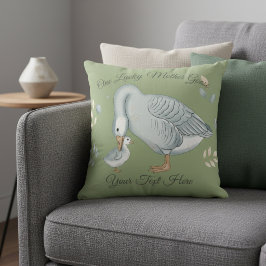 Voor altijd jouw kleine gansje Moederdag cadeau Kussen