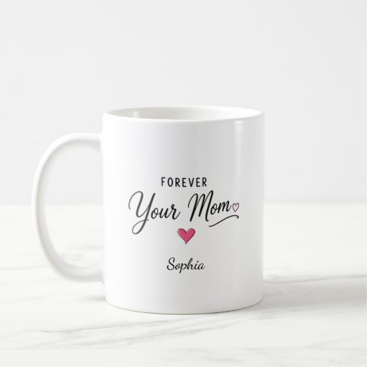 Voor altijd jouw moeder koffiemok (Links)