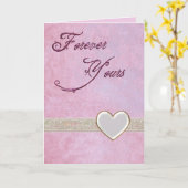 Voor altijd jouw romantiek kaart (Gele Bloem)