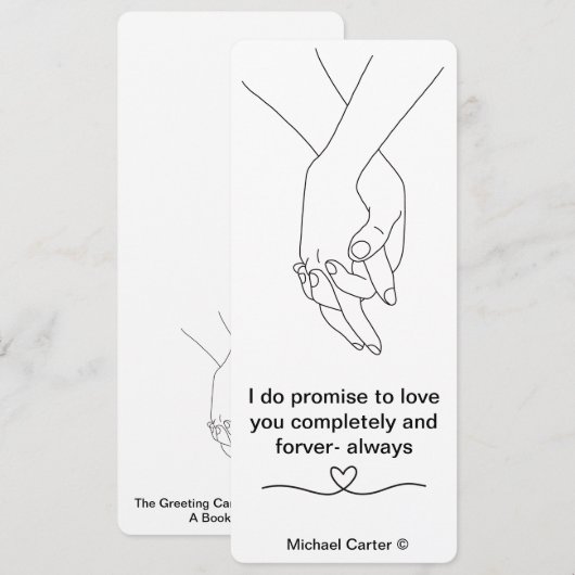 Voor altijd kaart (Voorkant / Achterkant)