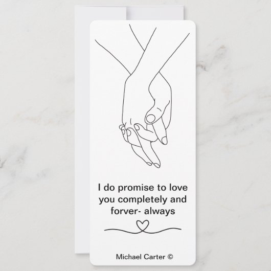 Voor altijd kaart (Voorkant)