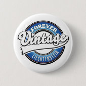 voor altijd liechtenstein logo ronde button 5,7 cm (Voorkant)