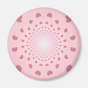 Voor altijd Liefde Roze Harten Magneet